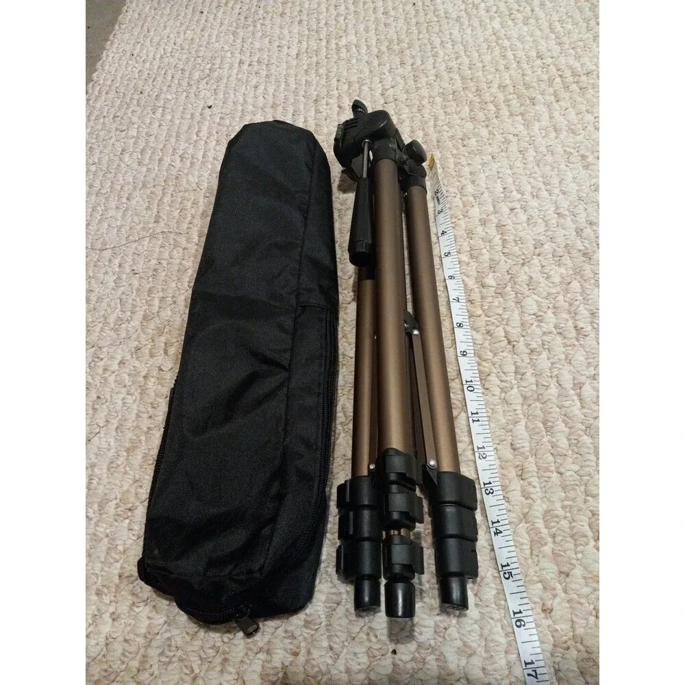 Tripod Lightweight Camera Mount Stand with Bag 44-inch 360 degree swiveling